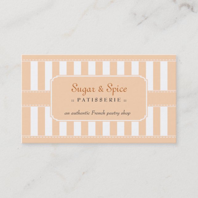 Pastel Patisserie Business Card (Front)