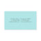 Pastel Patisserie Business Card