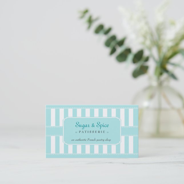 Pastel Patisserie Carte de visite (Debout devant)