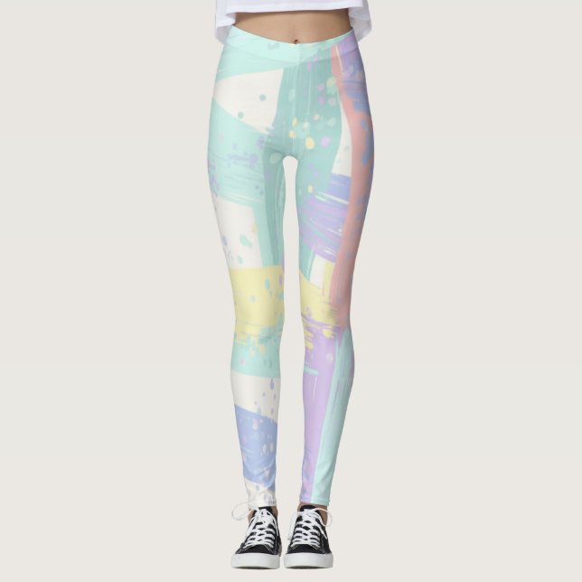 Pastel Patten  Leggings (Front)