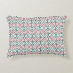 Pastel Pattern Accent Pillow