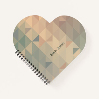 pastel pattern gender neutral notebook