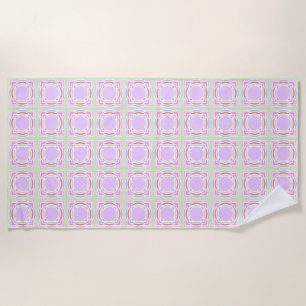 Pastel Pattern Summer Beach Towel