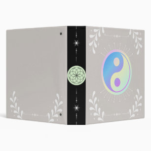 Pastel Peace Binder- Yin Yang Binder