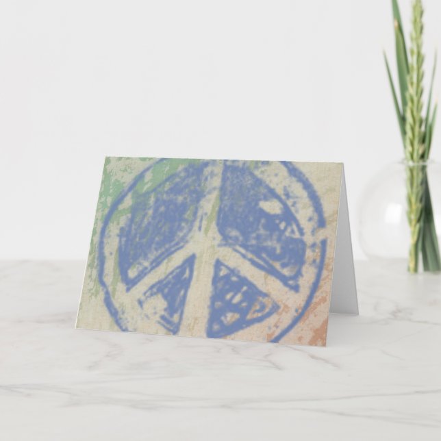 PASTEL PEACE Greeting Card (Front)