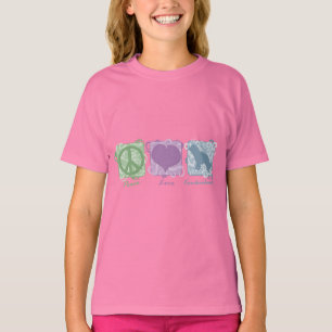 Pastel Peace, Love, and Kooikerhondjes Child's T-Shirt