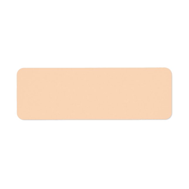 Pastel Peach Couleur solide | Classique | Élégant (Devant)