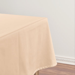 Pastel Peach Solid Colour   Classic Elegant  Tablecloth