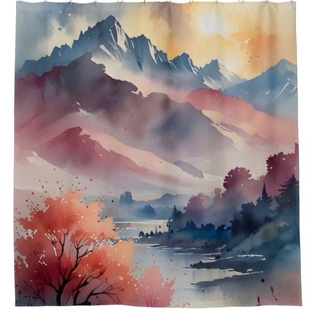 Pastel Peaks and Calm Waters (Front)