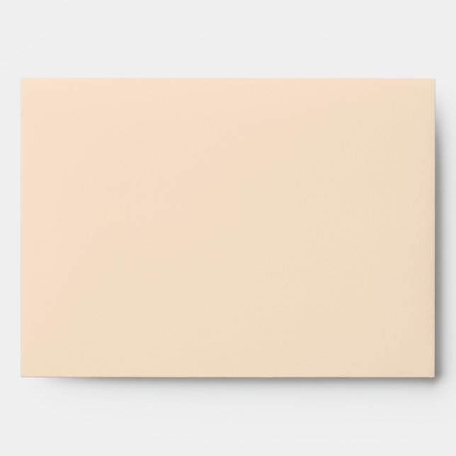 Pastel Penmanship Envelope Apricot (Front)