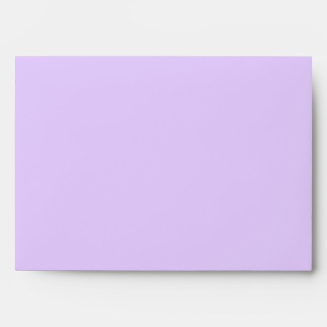 Pastel Penmanship Envelope Lavender (Front)