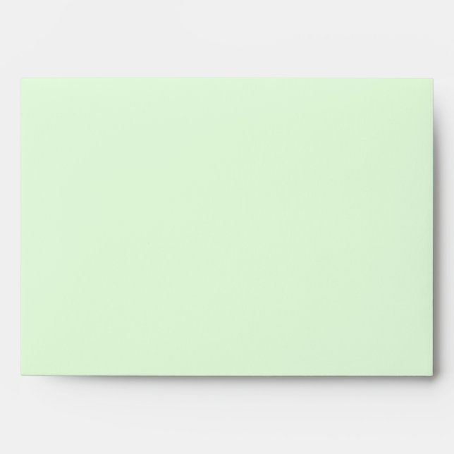 Pastel Penmanship Envelope Pale Fern (Front)