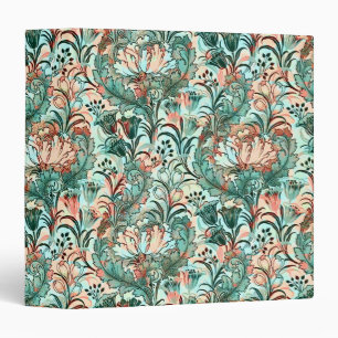 Pastel Peony Tulip Crocus William Morris Pattern Binder