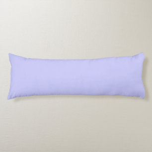 Pastel Periwinkle Solid Colour Classic Elegant Body Pillow