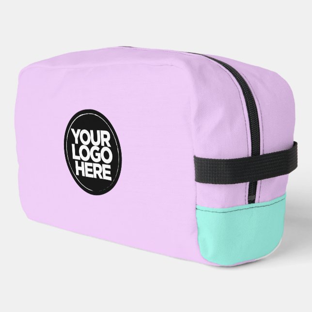 Pastel | Personalized Corporate Logo and Text Dopp Kit (Left Corner)