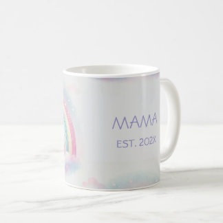 Pastel personnalisé Rainbow Mom Mug - Cadeau perso
