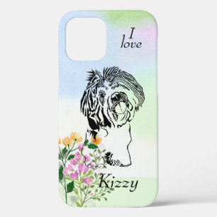 Pastel personnalisé Shih Tzu coque iphone Apple