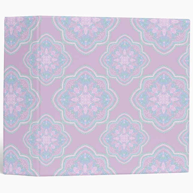 Pastel Petal Harmony Binder (Front/Spine)