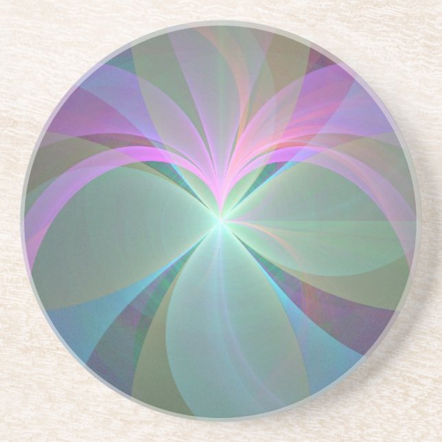 Pastel Petals Coaster (Front)