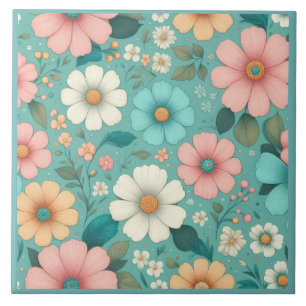 Pastel Petals Tile