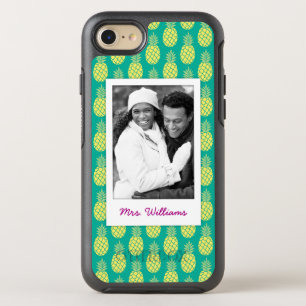 Pastel Pineapples   Add Your Photo & Name OtterBox Symmetry iPhone 8/7 Case