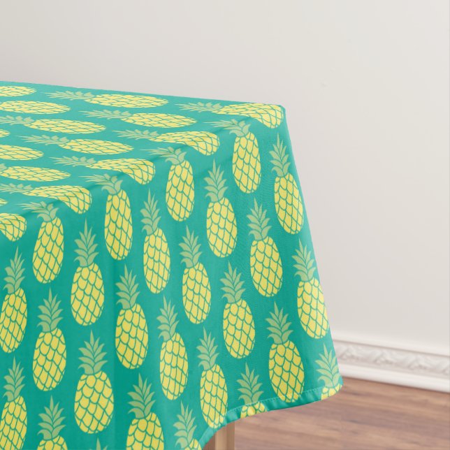 Pastel Pineapples Tablecloth (In Situ)