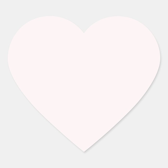 Pastel Pink 2 Heart Sticker (Front)