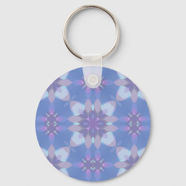 Pastel Pink and Blue #1 Keychain (Front)