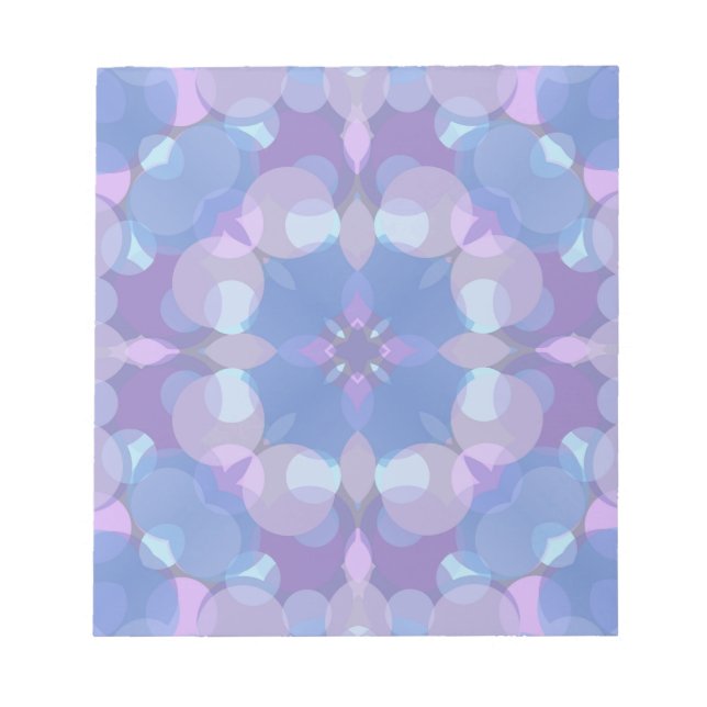 Pastel Pink and Blue #2 Notepad (Front)