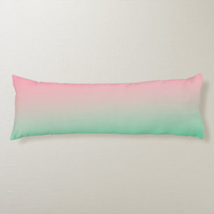 Pastel pink and pale green should always be seen body pillow