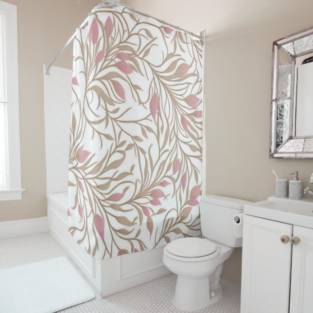Pastel Pink and Tan, boho, trendy, chic, elegant (In Situ)