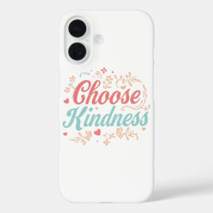 Pastel Pink and Teal Inspirational Message iPhone 16 Case