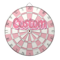 Pastel Pink And White Customizable Text