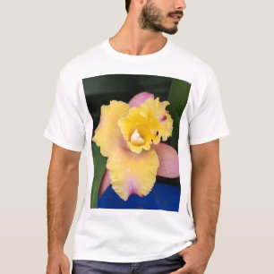 Pastel Pink and Yellow Orchid T-Shirt