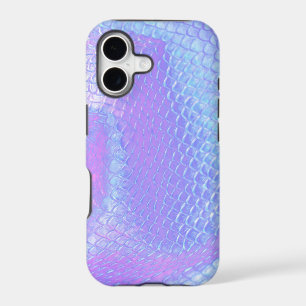 Pastel pink, aqua and lilac mermaid scaled