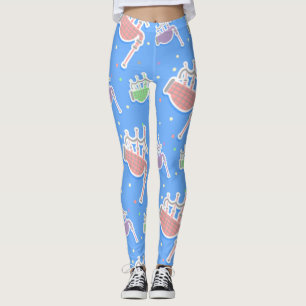 pastel pink bagpipes leggings