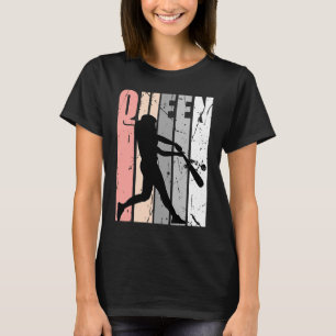 Pastel Pink Baseball Queen Birthday Themed Princes T-Shirt