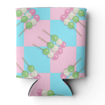 Pastel Pink Blue Chequered Dango Cooler