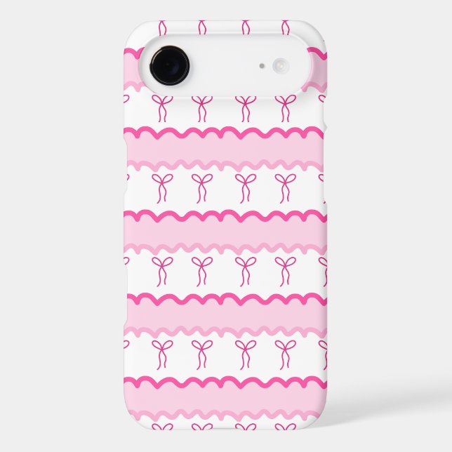 Pastel Pink Bow Seamless Pattern – Cute Aesthetic  (Verso)