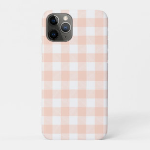 Pastel Pink Buffalo Check  iPhone 11 Pro Case