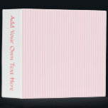 Pastel Pink Candy Stripes. Binder<br><div class="desc">Vertical stripes in shades of pink. Has a nice pretty look. Simple striped design.</div>