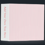 Pastel Pink Candy Stripes. Binder<br><div class="desc">Vertical stripes in shades of pink. Has a nice pretty look. Simple striped design.</div>