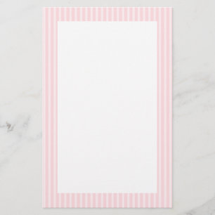 Pastel Pink Candy Stripes. Stationery