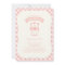 Pastel Pink Checks BBQ Chic Girl Baby Shower Party
