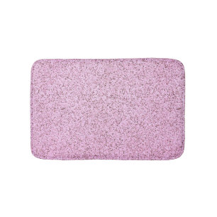 Pastel Pink Concrete Texture Bath Mat
