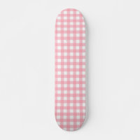 Pastel Pink Cottagecore Gingham Checks 