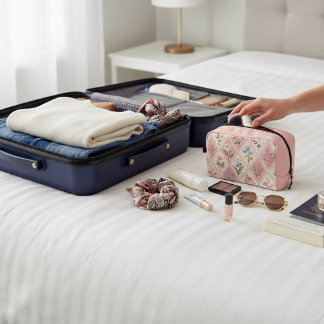 Pastel Pink  Dopp Kit