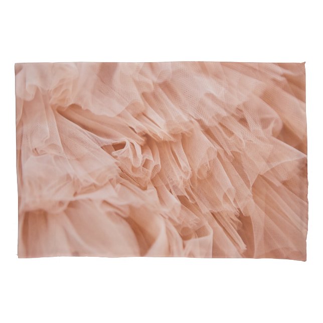 Pastel Pink Fabric: Elegant Textures. Pillowcase (Front)