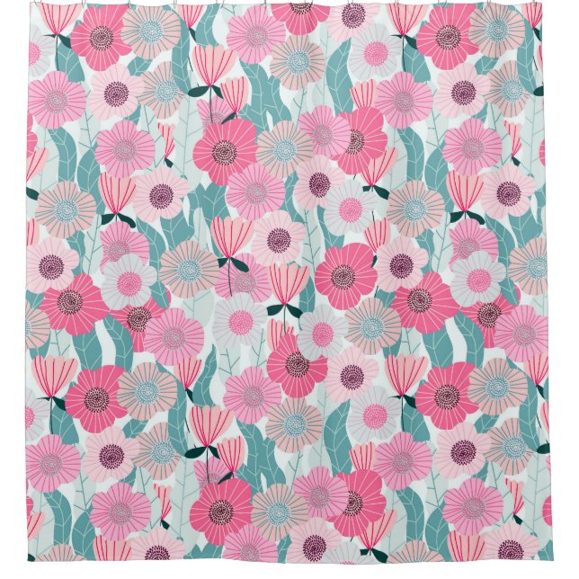 Pastel Pink Floral Abstract Pattern (Front)