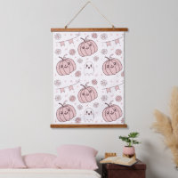 Pastel Pink Halloween Seamless Pattern (2)